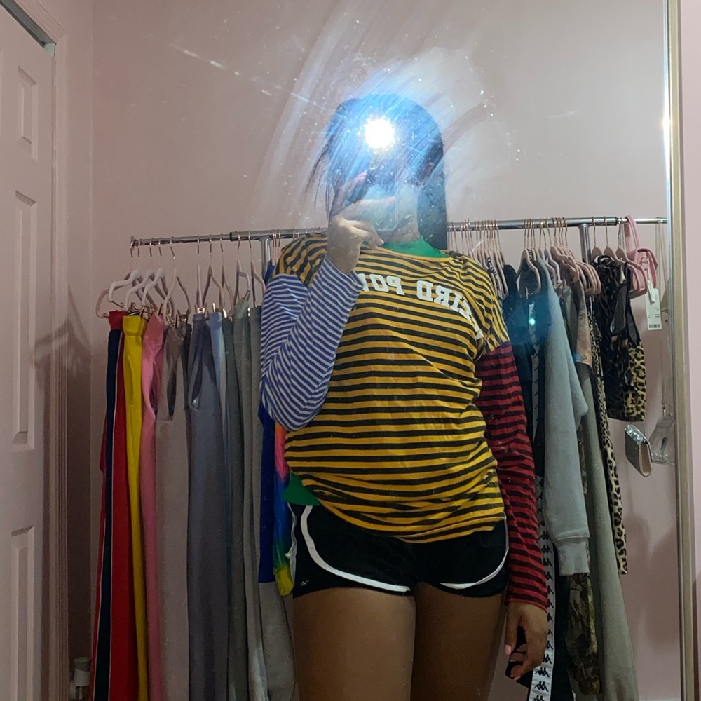 multi stopped long sleeve tee - Picture 2 of 4
